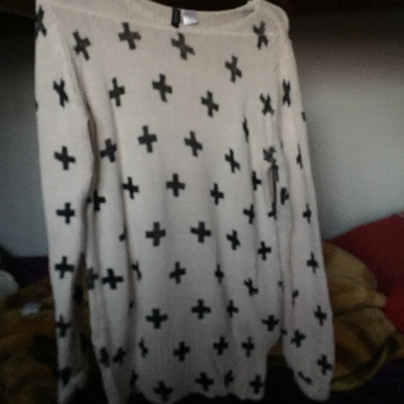 H&M Cross Sweater