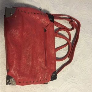 FIRE RED bag from JustFab