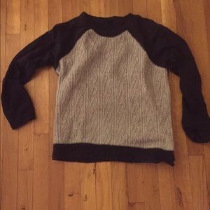 J Crew Cabled Sweatshirt