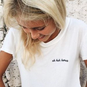 Brandy Melville uh huh honey tshirt