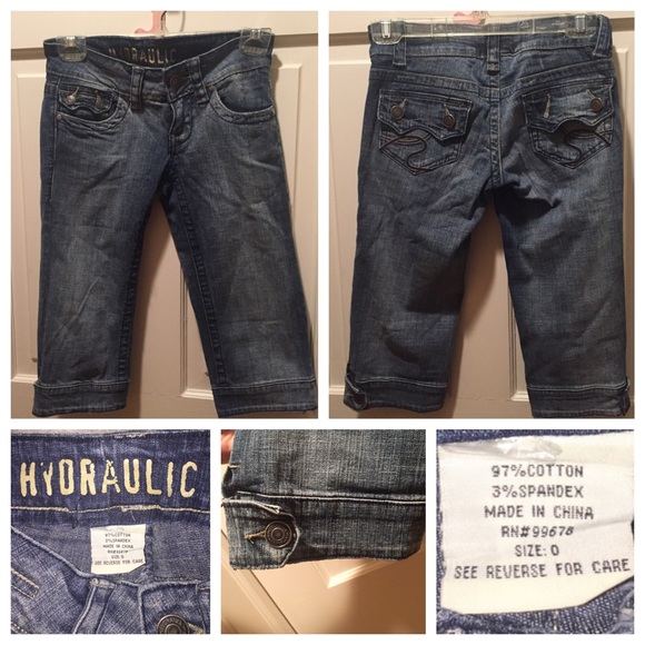 💠 HYDRAULIC Crop Jeans.