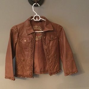 Big Chill girls faux leather jacket