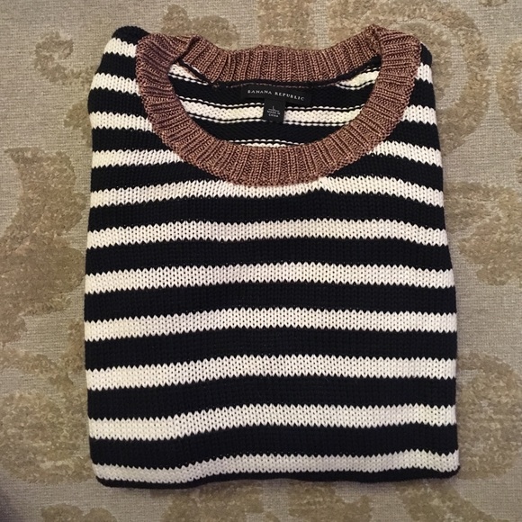 Striped banana republic striped sweater
