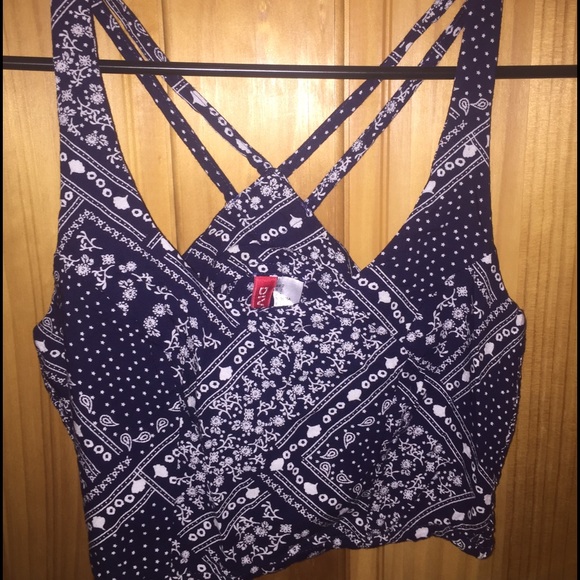 Paisley crop top