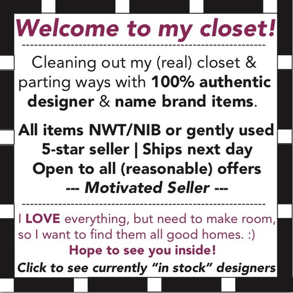 💕 Welcome! 💕 Authentic designer, great deals!
