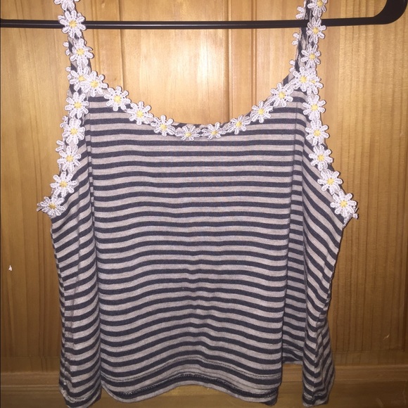 Flower crop top