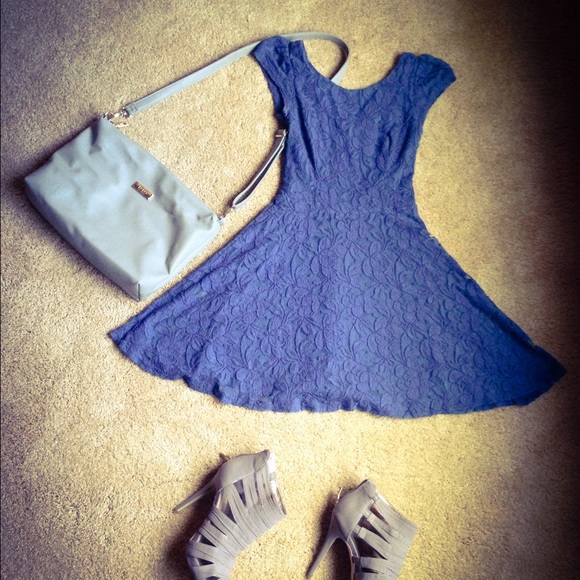 Blue Lace Dress