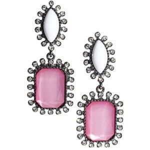 Johnny Loves Rosie Square Cut Drop Earrings