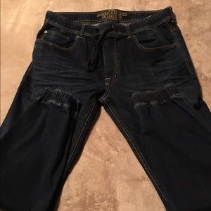 Brand new American Eagle denim joggers
