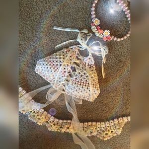 Pearl Lace up Kandi outfit