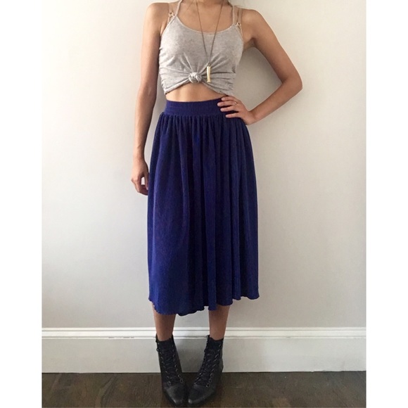 american apparel accordion pleat skirt