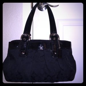 Black Coach Shoulder bag