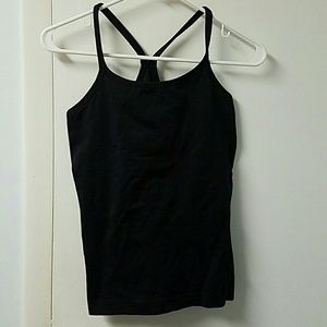 black profit tank top