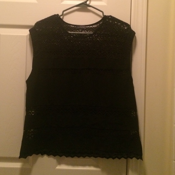 🎈LAST CALL🎈*NWOT* The Limited Black Lace Top
