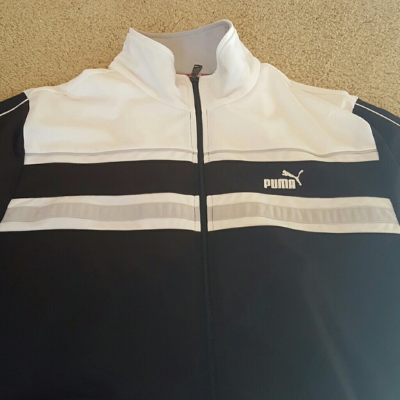 Puma black track jacket