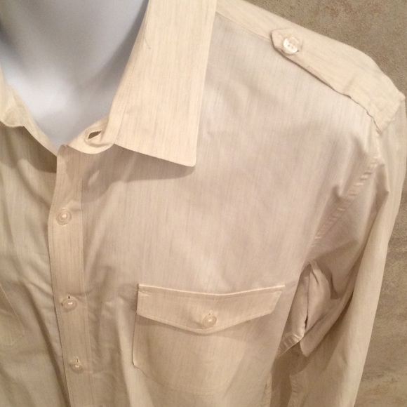 Men's Dress Shirt. Marc Anthony Slim Fit. - Picture 2 of 2
