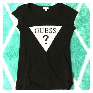 GUESS black sequin tee