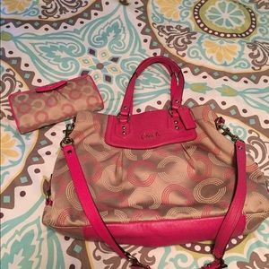 Coach Purse and Matching Wallet