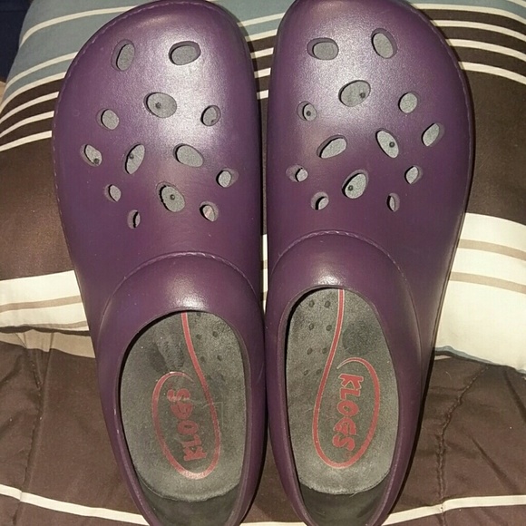 Purple Klogs /clogs slip ons shoes Slip resistant