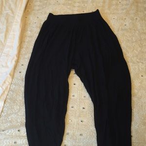 Black harem pants