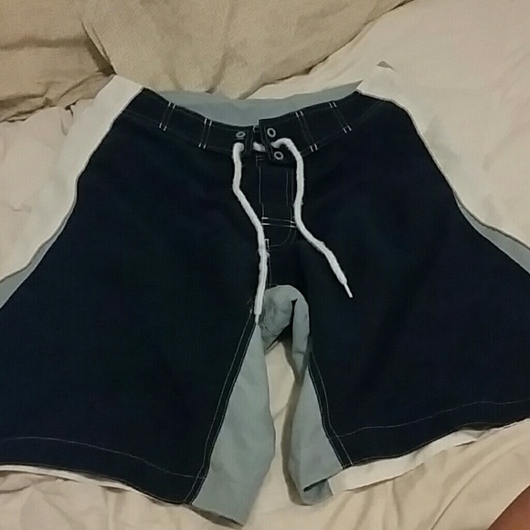 Blue Swim Trunks