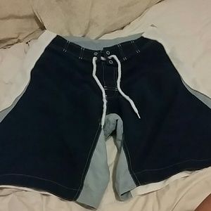Blue Swim Trunks