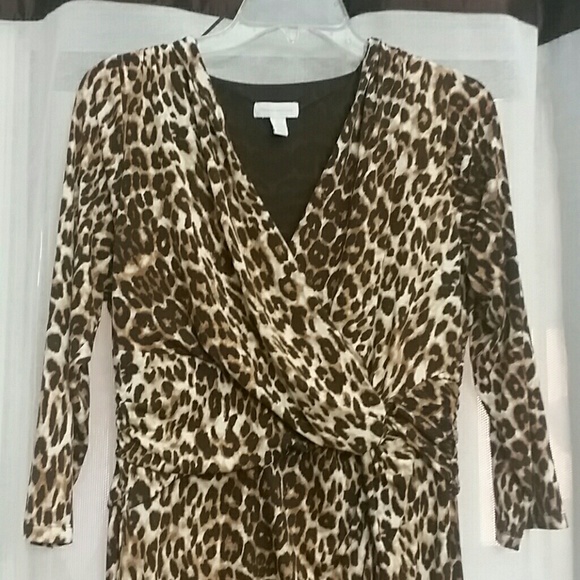 Leopard print dress