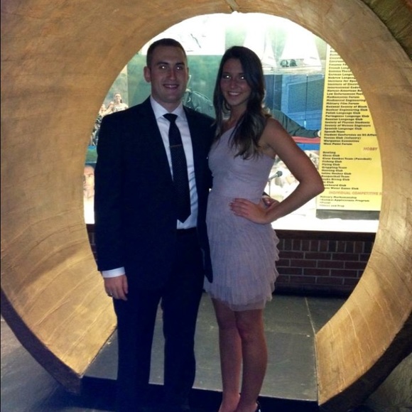 BCBGmaxazria Ella Pleated One Shoulder Dress - Picture 3 of 3