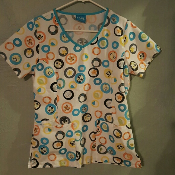 Xs scrub top