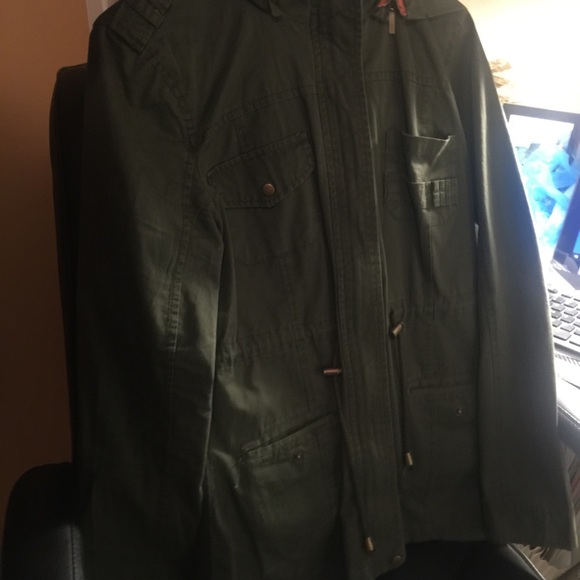 Army Green Utility Jacket from Wet Seal