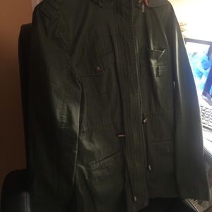 Army Green Utility Jacket from Wet Seal