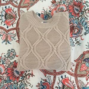 Tan chunky sweater