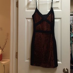 Bebe sequin party dress