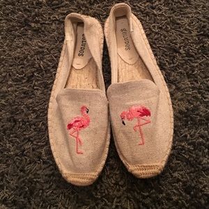 Soludos flamingo espadrilles