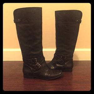 Calvin Klein Black Leather Boots