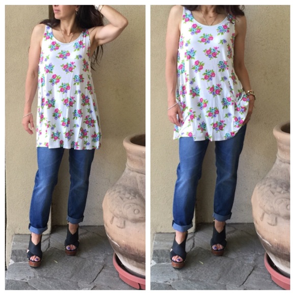 Floral tank - Picture 2 of 3