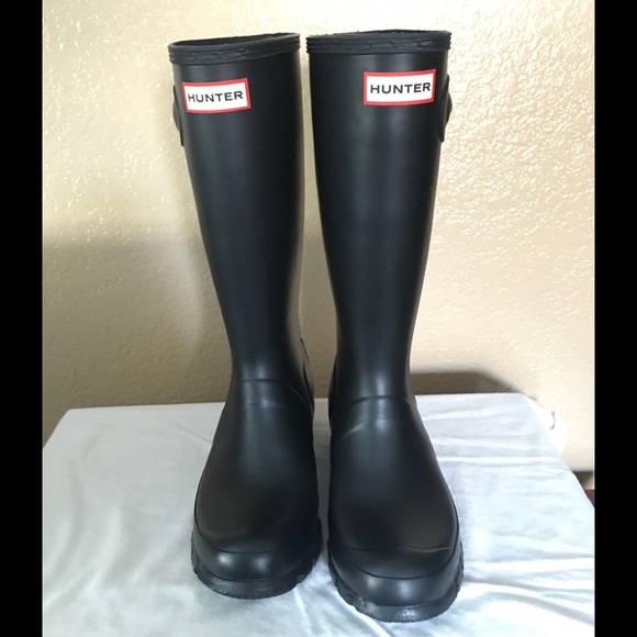 Tall Hunter rain boots