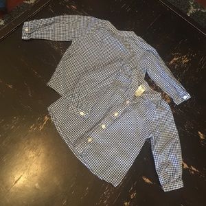 Blue Checked Blouse