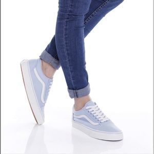 Vans Shoes - Light Blue Old Skool Vans Sneakers Vans Shoes - Light Blue Old Skool Vans Sneakers