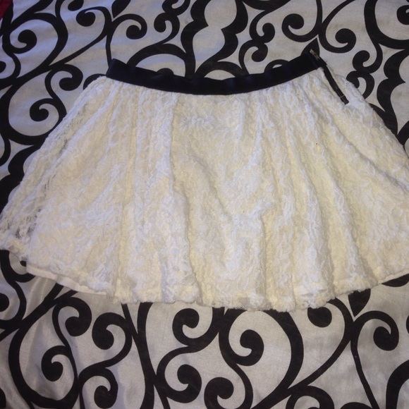 White skirt