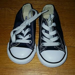 Baby 5c navy  blue converse shoes