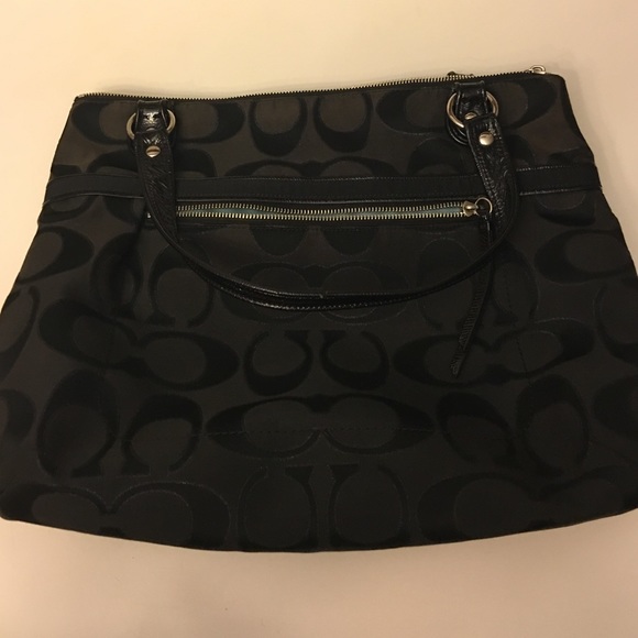 Coach black purse