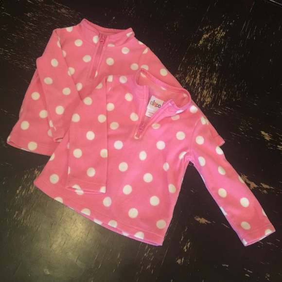 Pink Polka Dot Fleece
