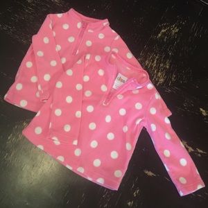 Pink Polka Dot Fleece