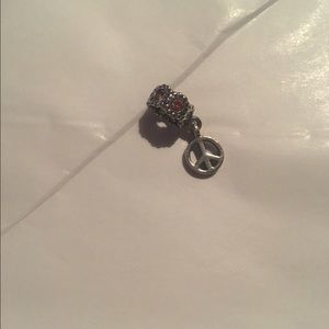 Pandora hanging peace charm