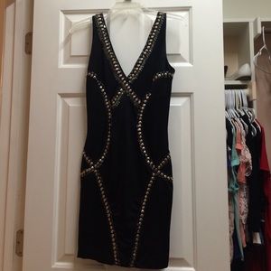 Black bebe dress size s