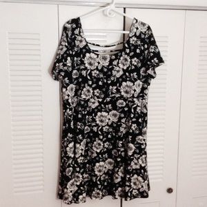 Caged back babydoll dress