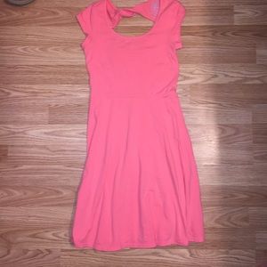 Coral dress