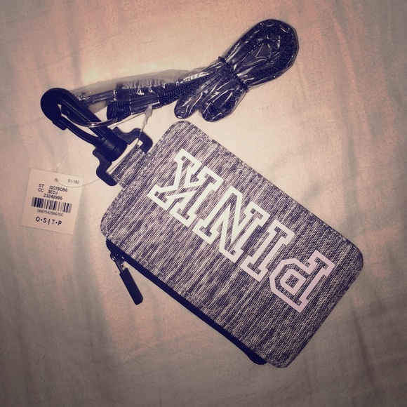 PINK Card Holder Lanyard