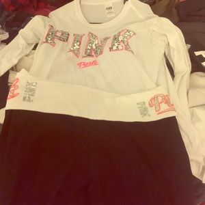 Pink legging and pink long sleeve